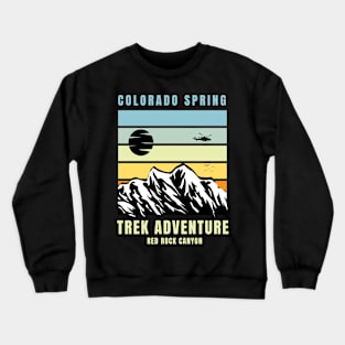 Colorado Spring Trek Adventure Crewneck Sweatshirt